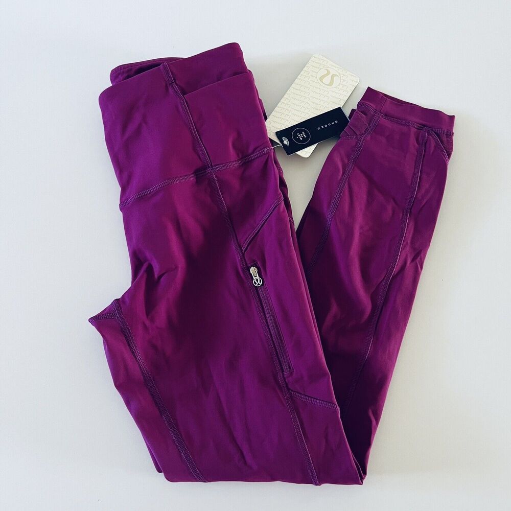 LULULEMON ATHLETICA Regal Plum Making Moves Tight Leggings - US 6